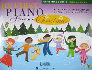 portada my first piano adventure christmas, book c: skips on the staff (in English)