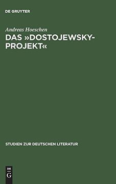 portada Das »Dostojewsky-Projekt« (en Alemán)