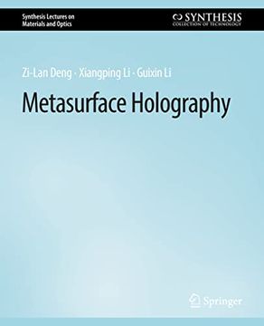 portada Metasurface Holography (en Inglés)
