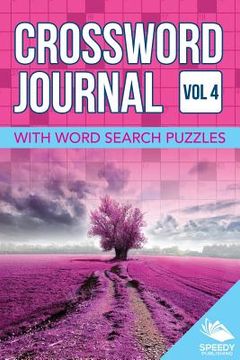 portada Crossword Journal Vol 4 with Word Search Puzzles (en Inglés)