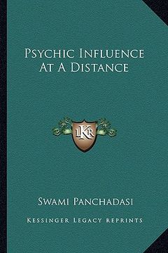 portada psychic influence at a distance (en Inglés)