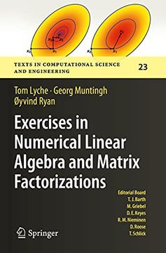 portada Exercises in Numerical Linear Algebra and Matrix Factorizations (en Inglés)