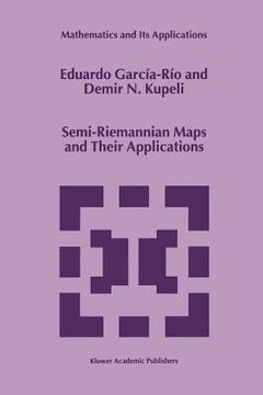 semi-riemannian maps and their applications