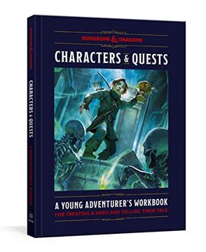 portada Characters & Quests (Dungeons & Dragons): A Young Adventurer's Workbook for Creating a Hero and Telling Their Tale (Dungeons & Dragons Young Adventurer's Guides) (en Inglés)
