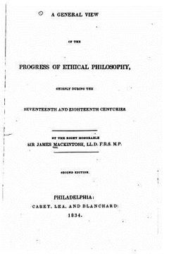 portada A General View of the Progress of Ethical Philosophy (en Inglés)