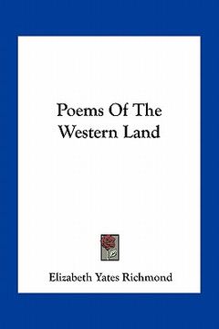 portada poems of the western land (en Inglés)