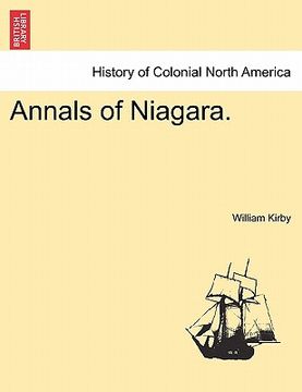 portada annals of niagara. (en Inglés)