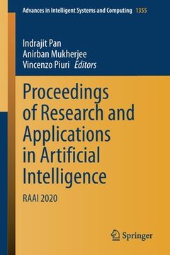 portada Proceedings of Research and Applications in Artificial Intelligence: Raai 2020 (en Inglés)