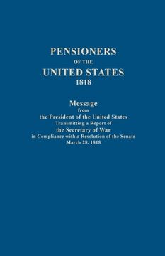portada pensioners of the united states 1818 (en Inglés)