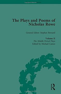 portada The Plays and Poems of Nicholas Rowe, Volume II: The Middle Period Plays (in English)