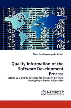 portada quality information of the software development process (in English)