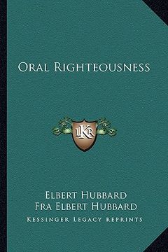 portada oral righteousness (in English)