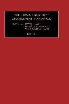 portada the human resource management handbook: pt. 3 (en Inglés)