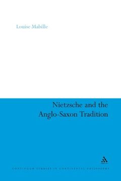 portada nietzsche and the anglo-saxon tradition (en Inglés)