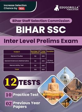 portada BSSC Inter Level Prelims Exam Book 2023 (English Edition) Bihar Staff Selection Commission 10 Practice Tests and 2 Previous Year Papers ( 1800+ Solved (en Inglés)