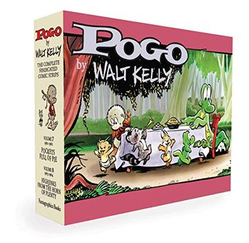 portada Pogo the Complete Syndicated Comic Strips box Set: Vols. 7 & 8: Pockets Full of pie & Hijinks From the Horn of Plenty (Walt Kelly'S Pogo) (en Inglés)