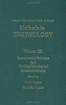 portada Methods in Enzymology, Volyme 121: Immunochemical Techniques, Part i: Hybridoma Technology and Monoclonal Antibodies (Volume 121) (en Inglés)