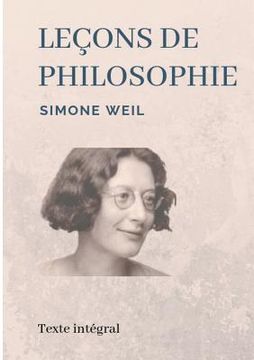 portada Leçons de philosophie: Les entretiens socratiques de Simone Weil (en Francés)