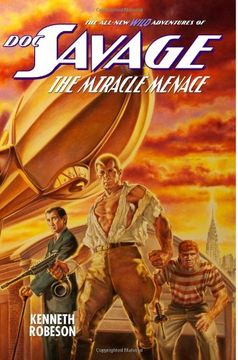 portada Doc Savage: The Miracle Menace (en Inglés)
