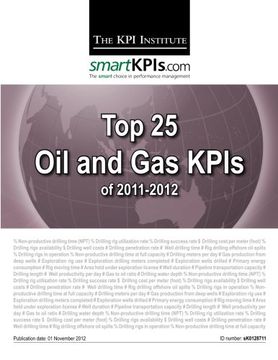 portada Top 25 Oil and Gas KPIs of 2011-2012