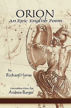 portada orion: an epic english poem (in English)