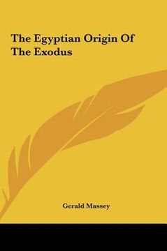 portada the egyptian origin of the exodus (en Inglés)