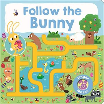 portada Maze Book: Follow the Bunny (Finger Mazes) (in English)