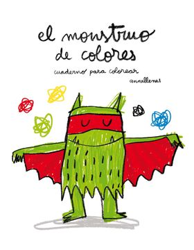 portada El Monstruo de Colores. Cuaderno Para Colorear (in Spanish)