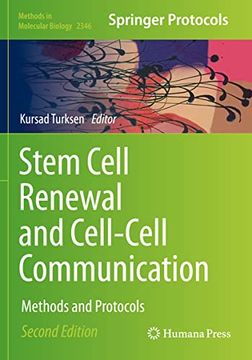 portada Stem Cell Renewal and Cell-Cell Communication: Methods and Protocols (Methods in Molecular Biology) (en Inglés)