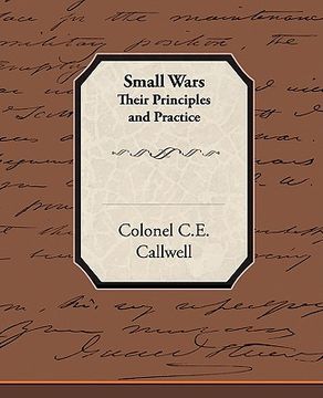 portada small wars their principles and practice (en Inglés)