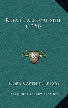 portada retail salesmanship (1920) (en Inglés)