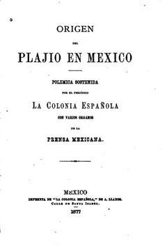 portada Origen del plajio en Mexico (Spanish Edition)
