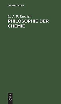 portada Philosophie der Chemie (en Alemán)
