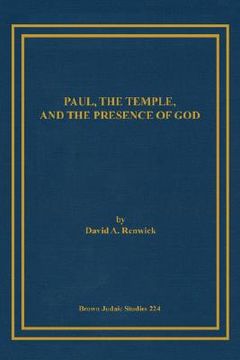 portada paul, the temple, and the presence of god (en Inglés)