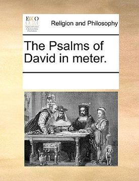 portada the psalms of david in meter. (en Inglés)