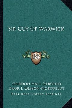 portada sir guy of warwick (en Inglés)