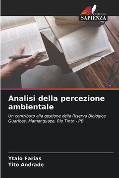 portada Analisi della percezione ambientale (en Italiano)