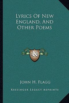 portada lyrics of new england, and other poems (en Inglés)