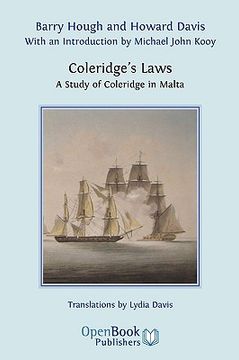 portada coleridge's laws. a study of coleridge in malta. (in English)