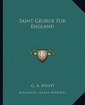 portada saint george for england (en Inglés)