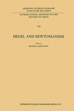 portada Hegel and Newtonianism (en Inglés)