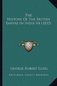 portada the history of the british empire in india v4 (1835) (in English)