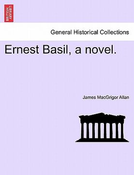 portada ernest basil, a novel. (in English)