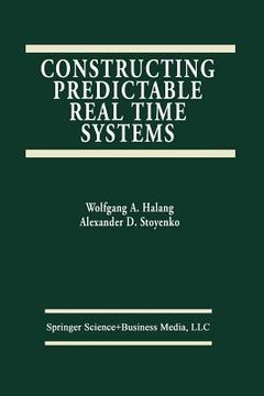 portada Constructing Predictable Real Time Systems (en Inglés)