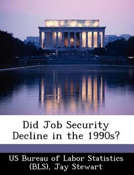 portada did job security decline in the 1990s? (in English)