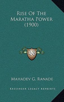portada rise of the maratha power (1900) (en Inglés)