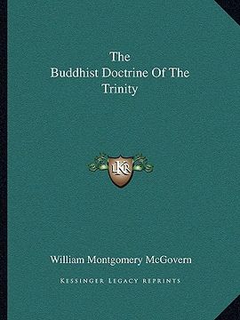 portada the buddhist doctrine of the trinity (en Inglés)