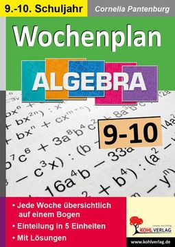 portada Wochenplan Algebra / Klasse 9-10 (in German)