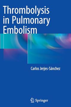 portada Thrombolysis in Pulmonary Embolism (en Inglés)