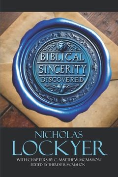 portada Biblical Sincerity Discovered (en Inglés)